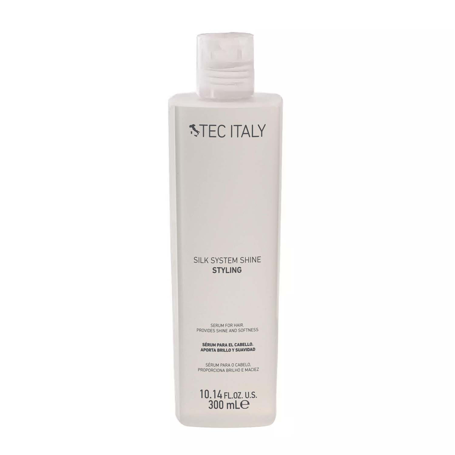 Tec Italy Silk System Shine Treatment – Shine & Softness Serum for hair 10.1 oz