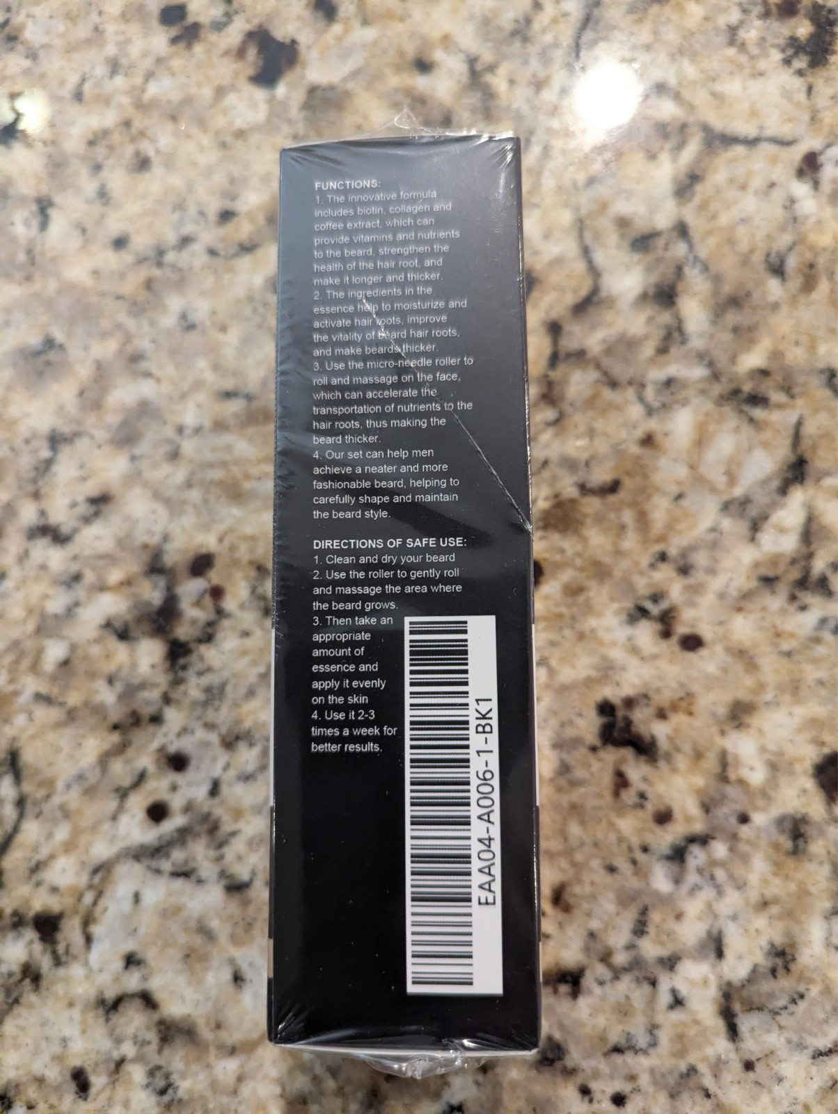East Moon Beard Growth Serum Hyper Derma Roller 2 fl oz