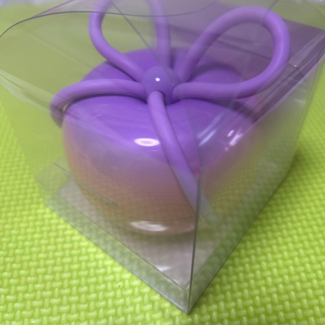 medicube x FOREVER CHERRY Ribbon Cherry Hair Brush VIOLET PINK