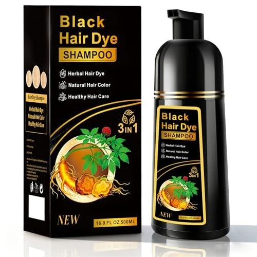 **Hair Dye Shampoo 3 in 1 Hair Shampoo Instant Hair Dye Herbal Ingredients US**