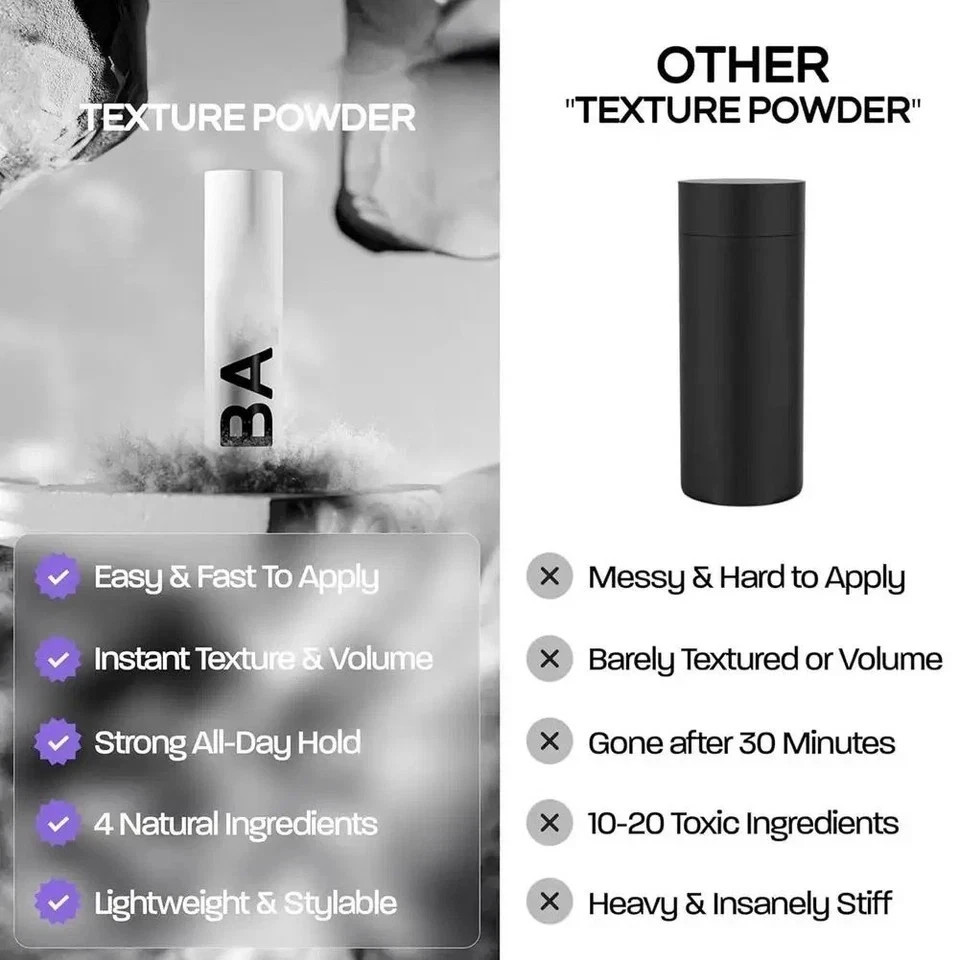 New Based Hair Texturizing Powder Hair Styling Powder with Matte Finish 1.69oz
