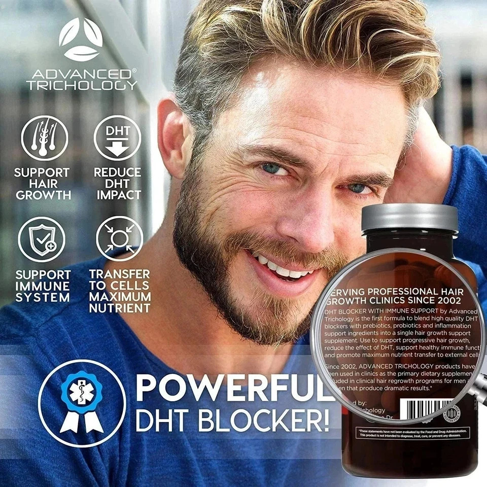 Trichology Advanced – Blocker DHT Hair Growth Supplement – 120 Capsules