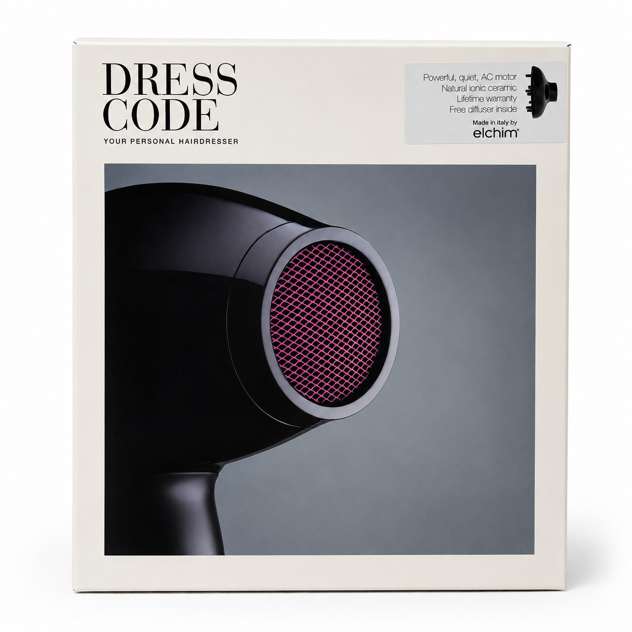 Elchim Dress Code Professional Hair Dryer – Made in Italy