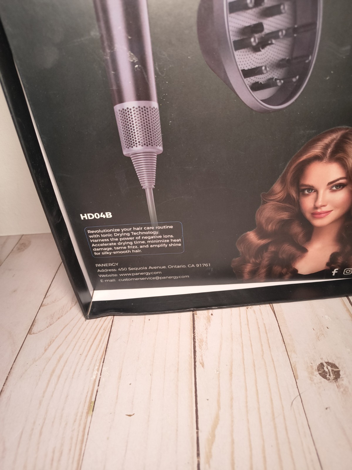 Panergy Ion Infinity Pro 1300w High Speed Ionic Hair Dryer New Open Box