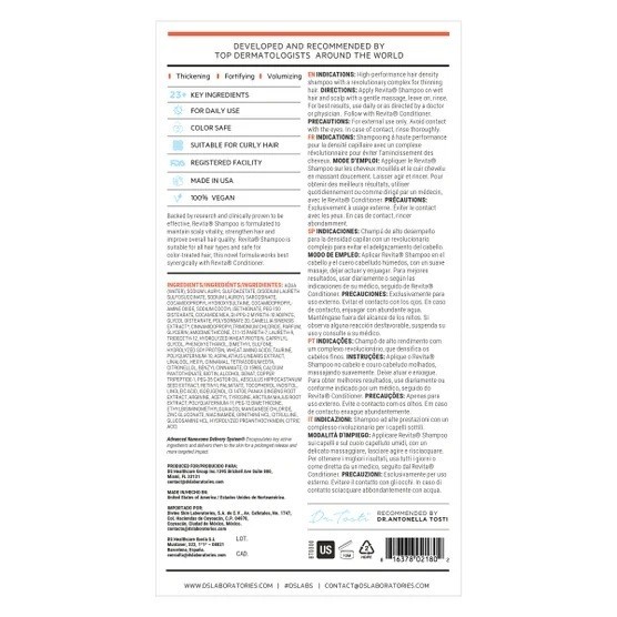 DS Laboratories Revita Hair Stimulating Shampoo 31.3 oz • Anti-Hair Loss 925 ml