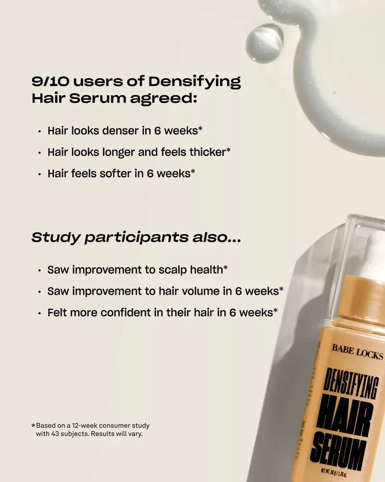Babe Original Locks Densifying Hair Serum 2 Bottles 2 x 1.76 Oz 50g New Sealed