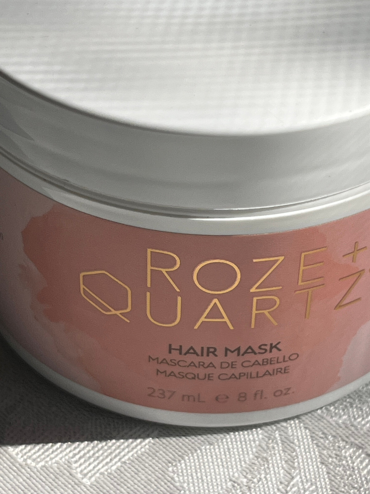 Rose + Quartz Hair Mask Damage Treatment Soft Silky & Shine FULL SIZE 8 fl oz