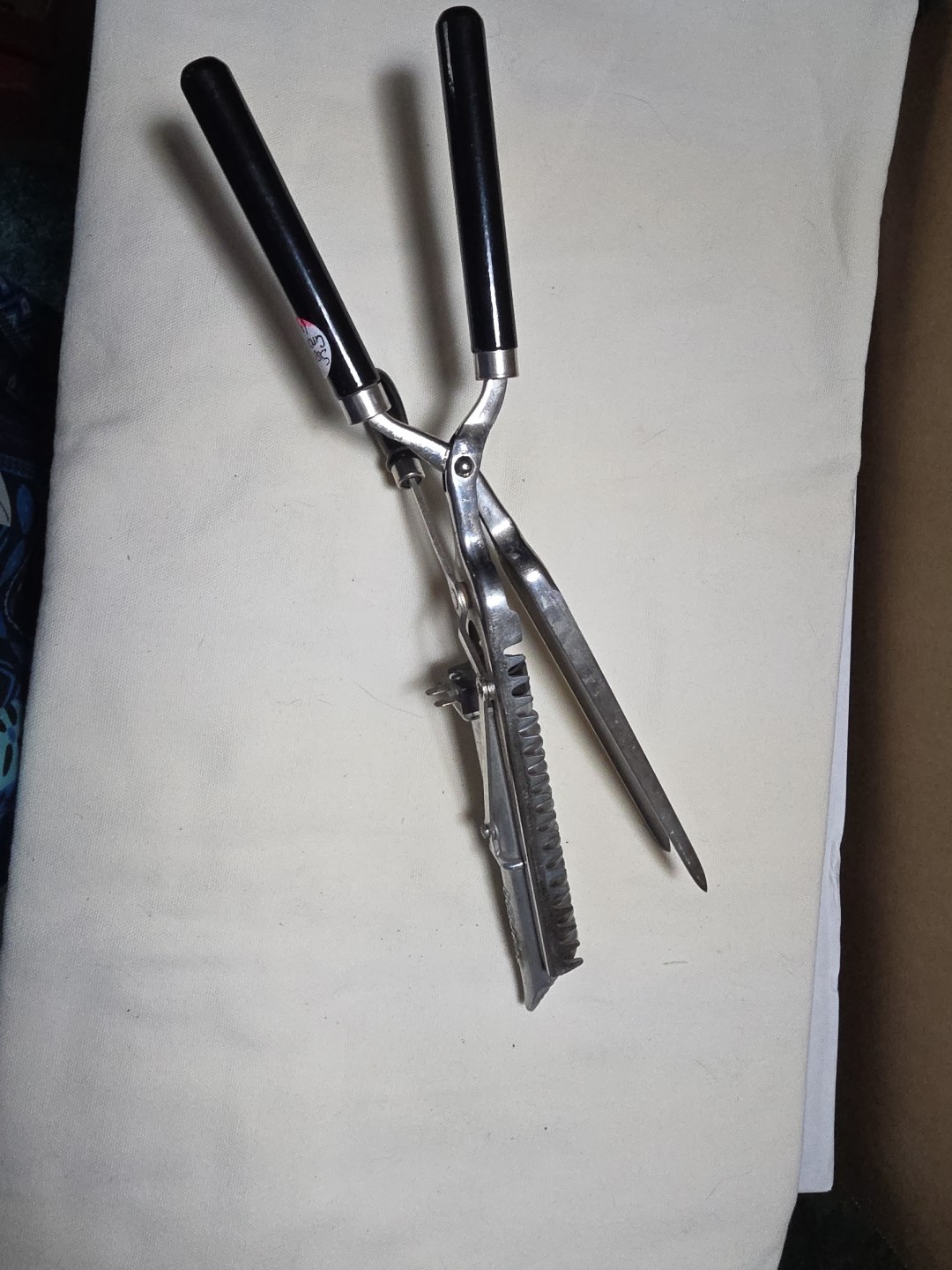 Vintage 1920s SUBPEDO Waving Iron 12″ Germany Curling Tool Crimper Antique Nifty
