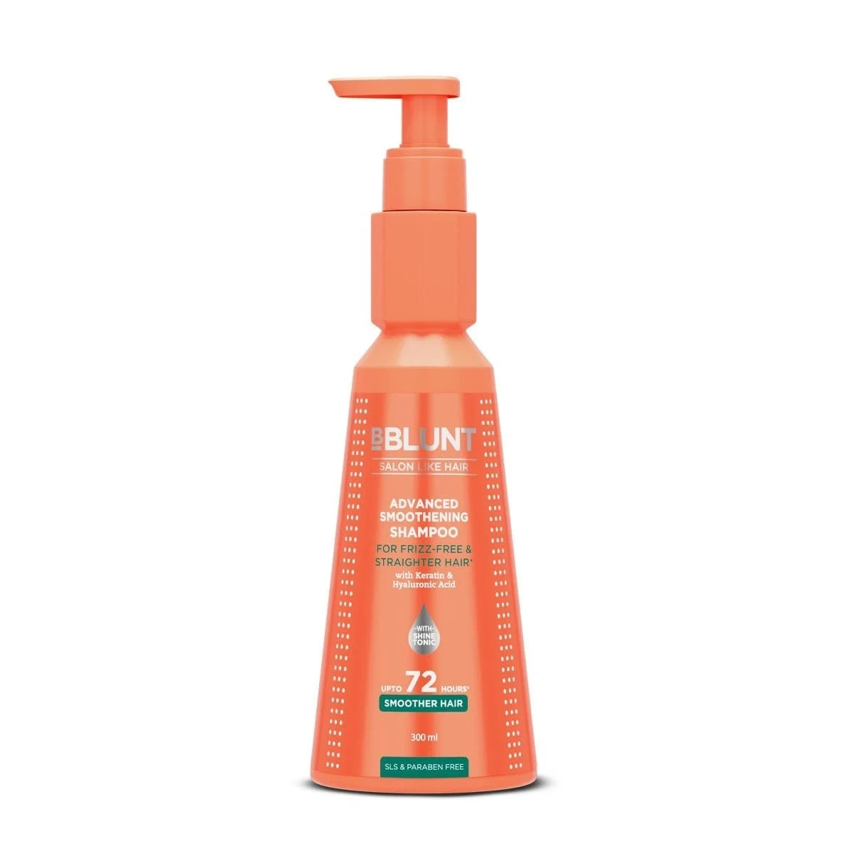 BBLUNT Advanced Smoothening Shampoo with Keratin & Hyaluronic Acid – 300 ml