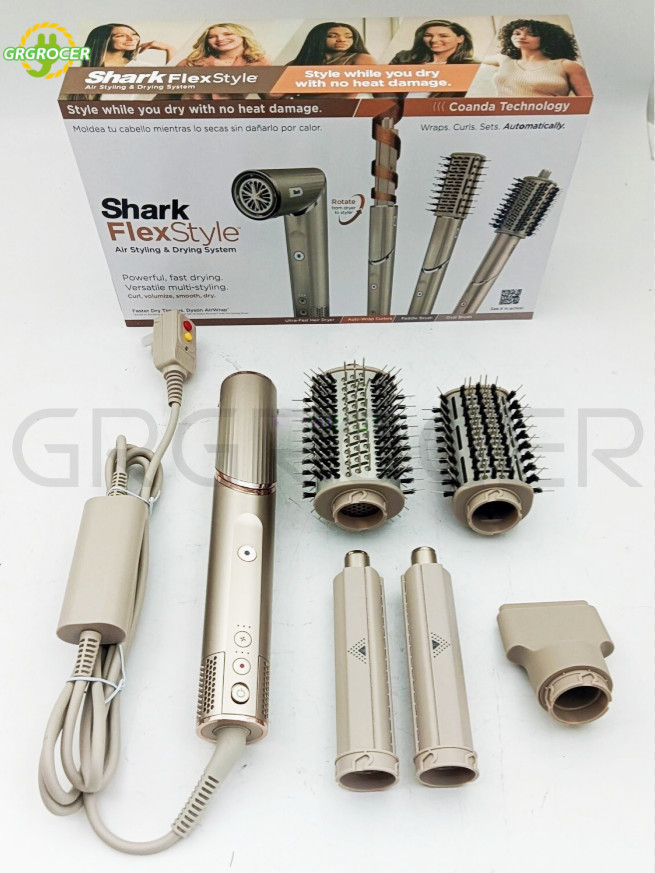 Shark Flex Style 1300W Air Styling & Drying System – Stone (HD430) New