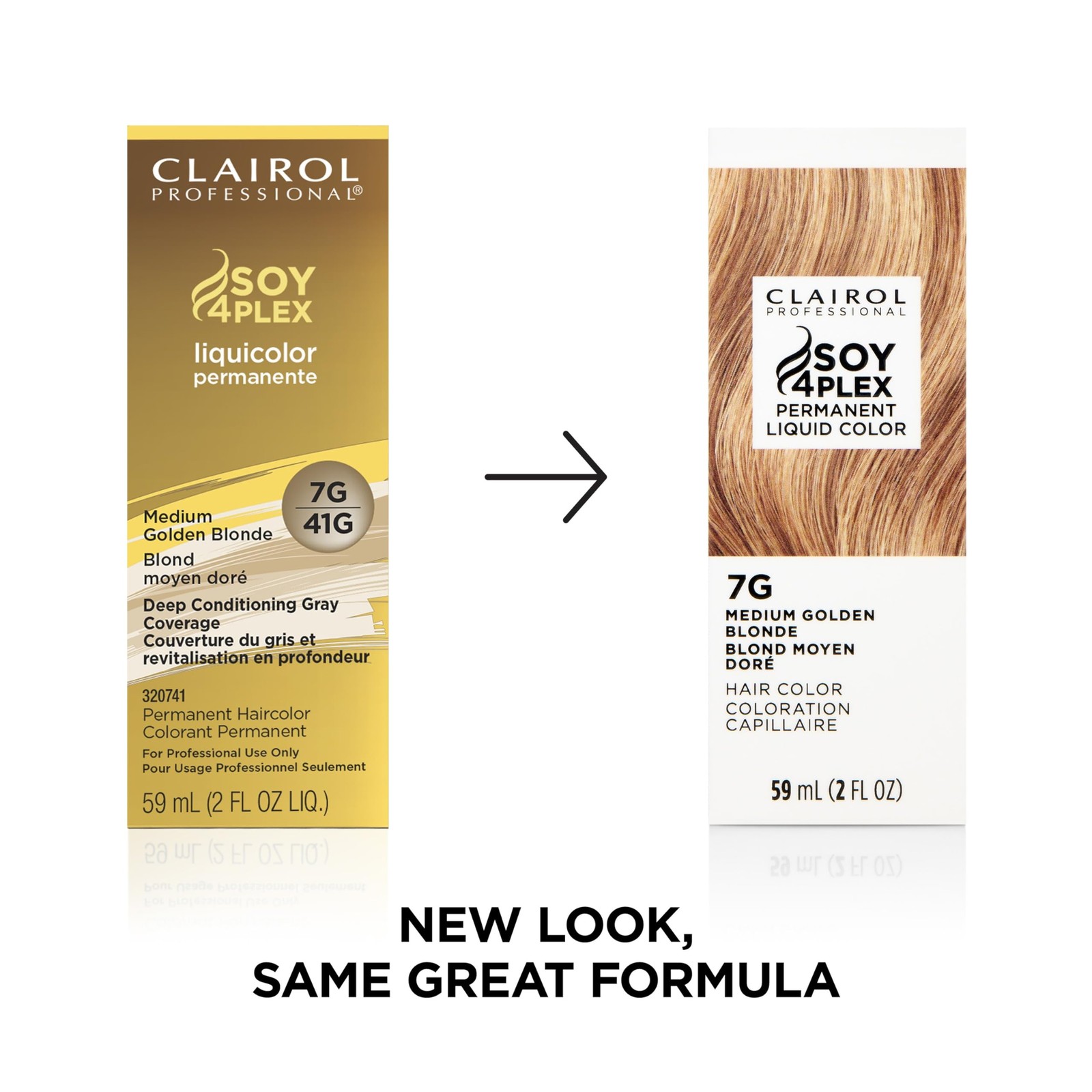 PACK OF 2 Clairol Professional Permanent Liquicolor 7G Medium Golden Blonde2 oz.