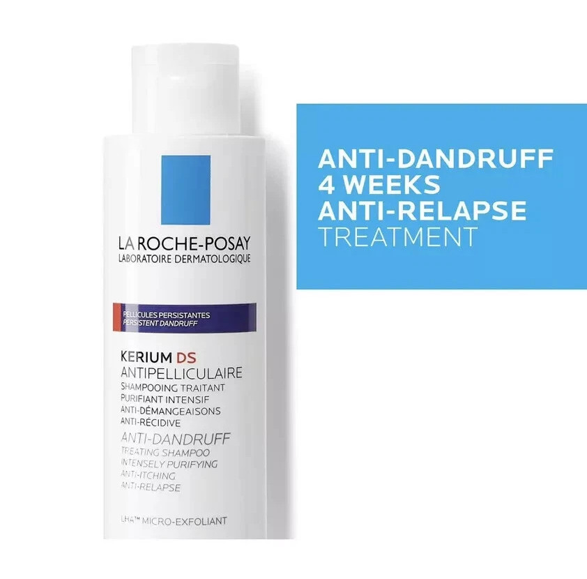 200ml La Roche Posay Kerium DS Anti-Dandruff Intensive Shampoo 6.7oz Exp 10/2027
