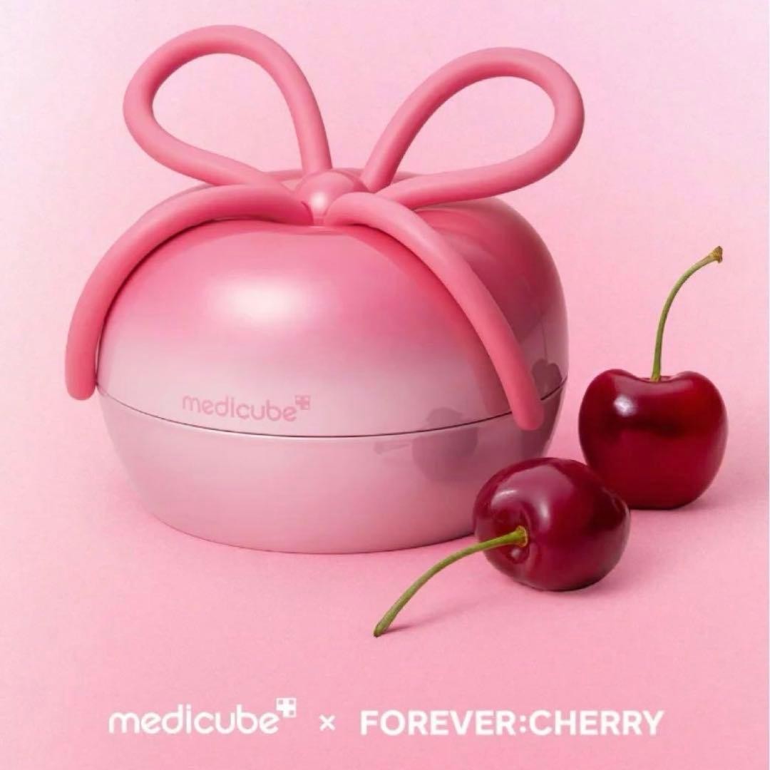 Medicube x FOREVER Ribbon Cherry Hair Brush Wonyoung Limited Edition New