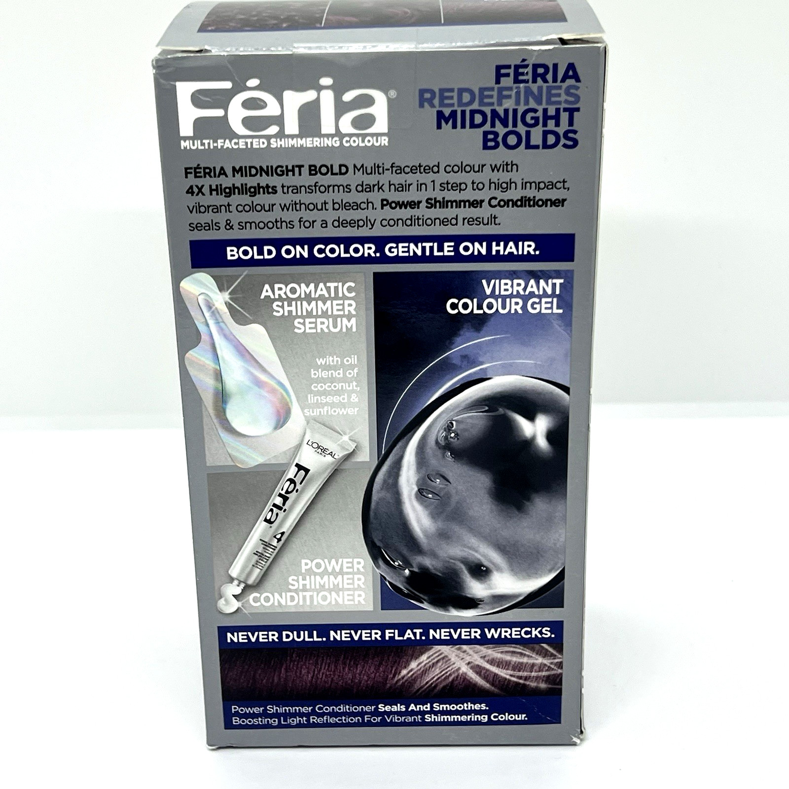 L’Oreal Paris Feria Midnight Bolds M20 Orchid Glow 1 Step Vibrant Color Violet