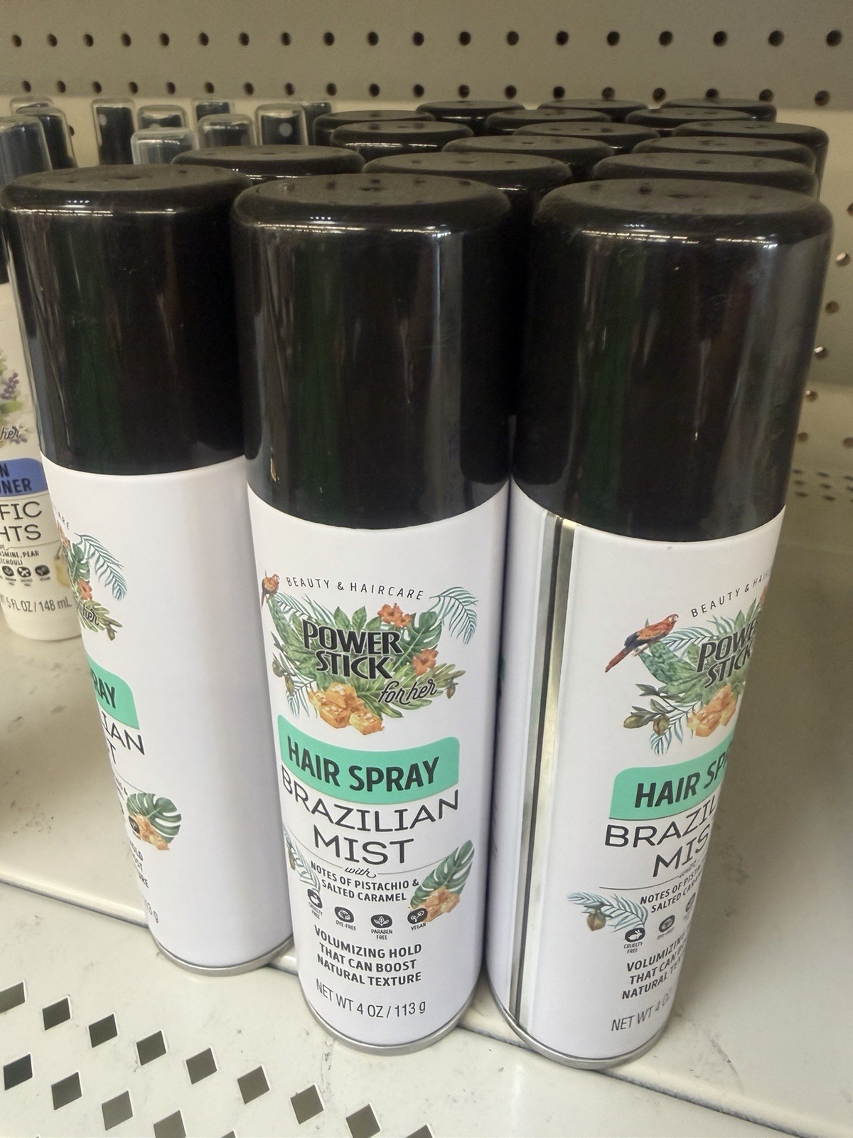 Power Stick for her Brazilian Mist Hairspray, Paraben-Free, 4 oz Pistachio