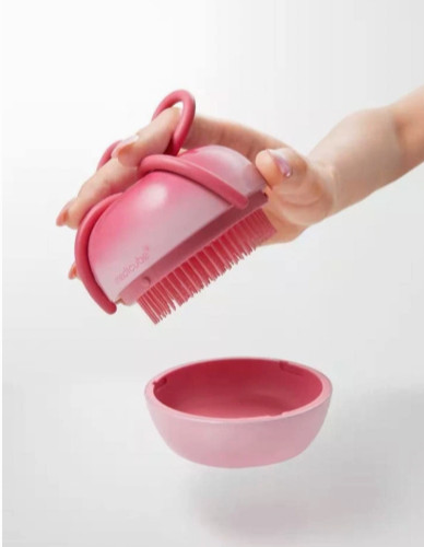 Medicube x FOREVER CHERRY Ribbon Cherry Hair Brush VIOLET PINK Limited Korea
