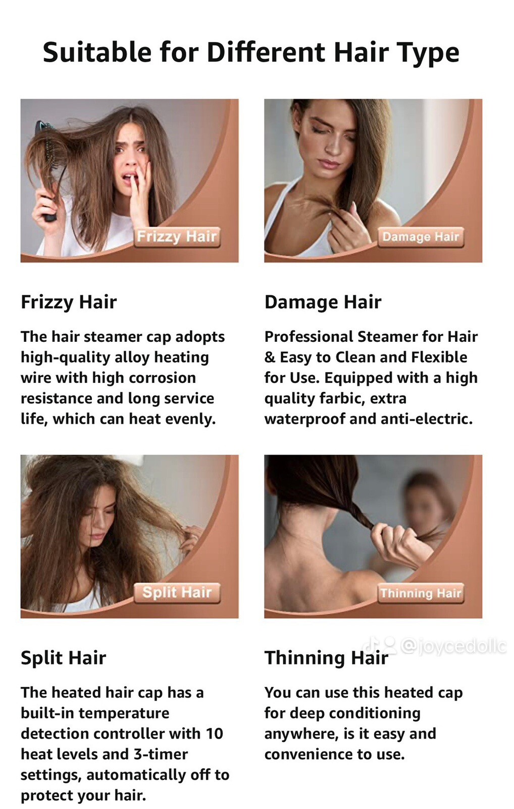 Weilaiya High Gloss Hair Mask 450mL ea+Electric Heating Cap+US SELLER