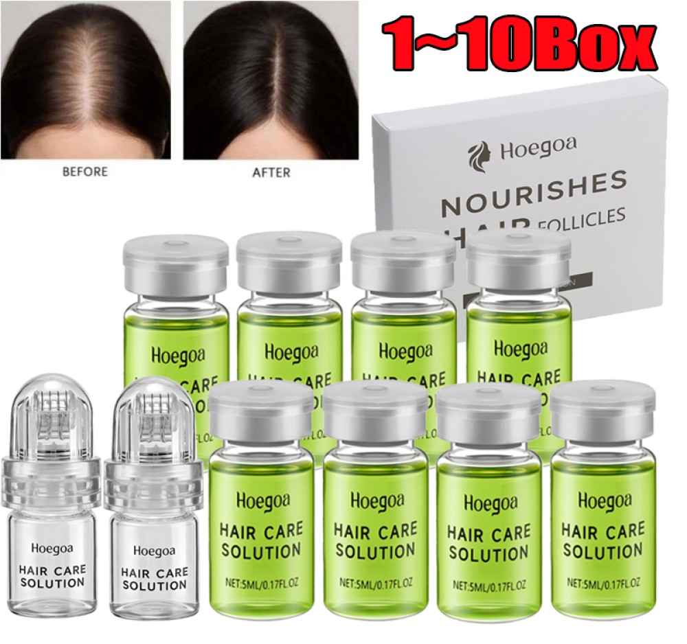 8-80Pcs MICRONEEDLE Hair Regrowth System, Advanced Hair Treatment Ginseng Serum