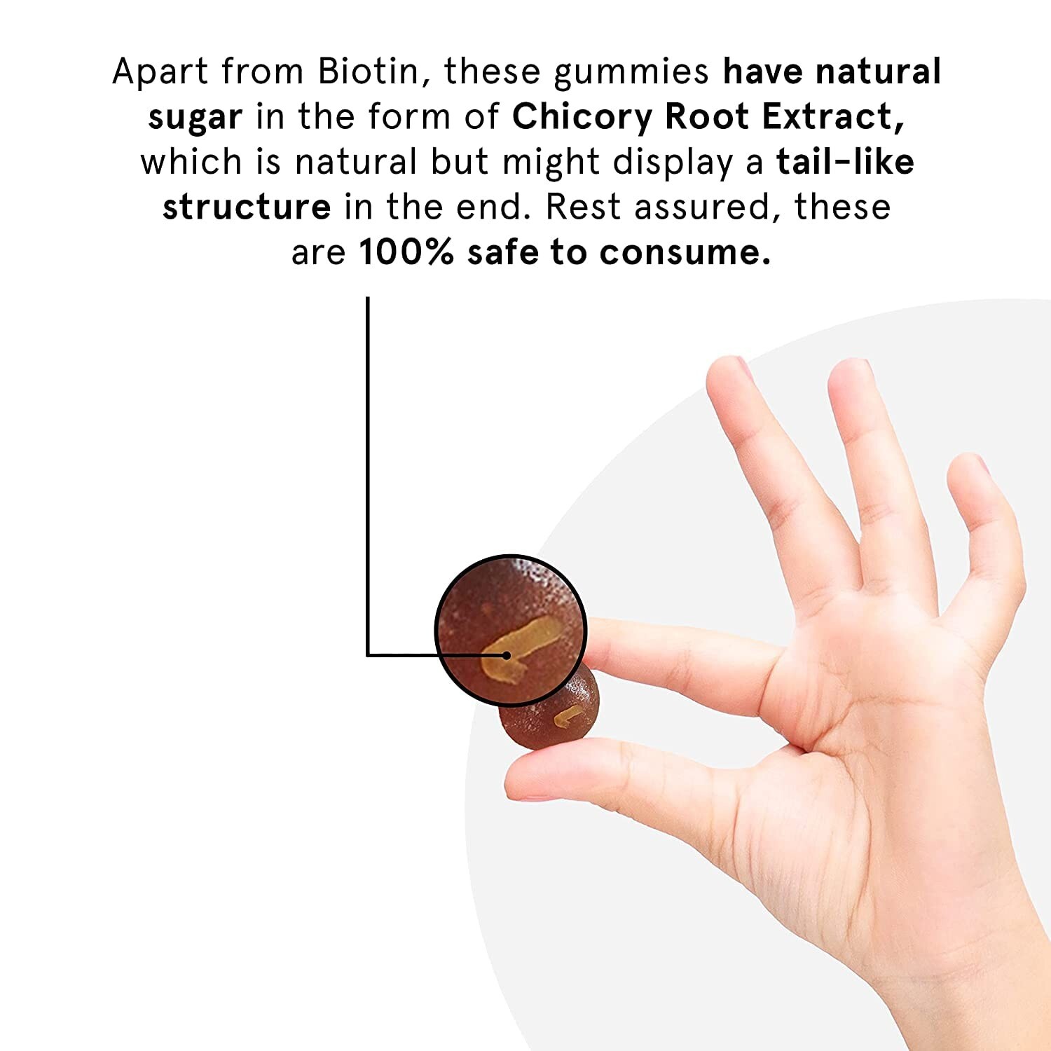 Man Matters Biotin Hair Gummies/60 Days Pack/With Biotin,Vitamin A,C,E,Z & DTH