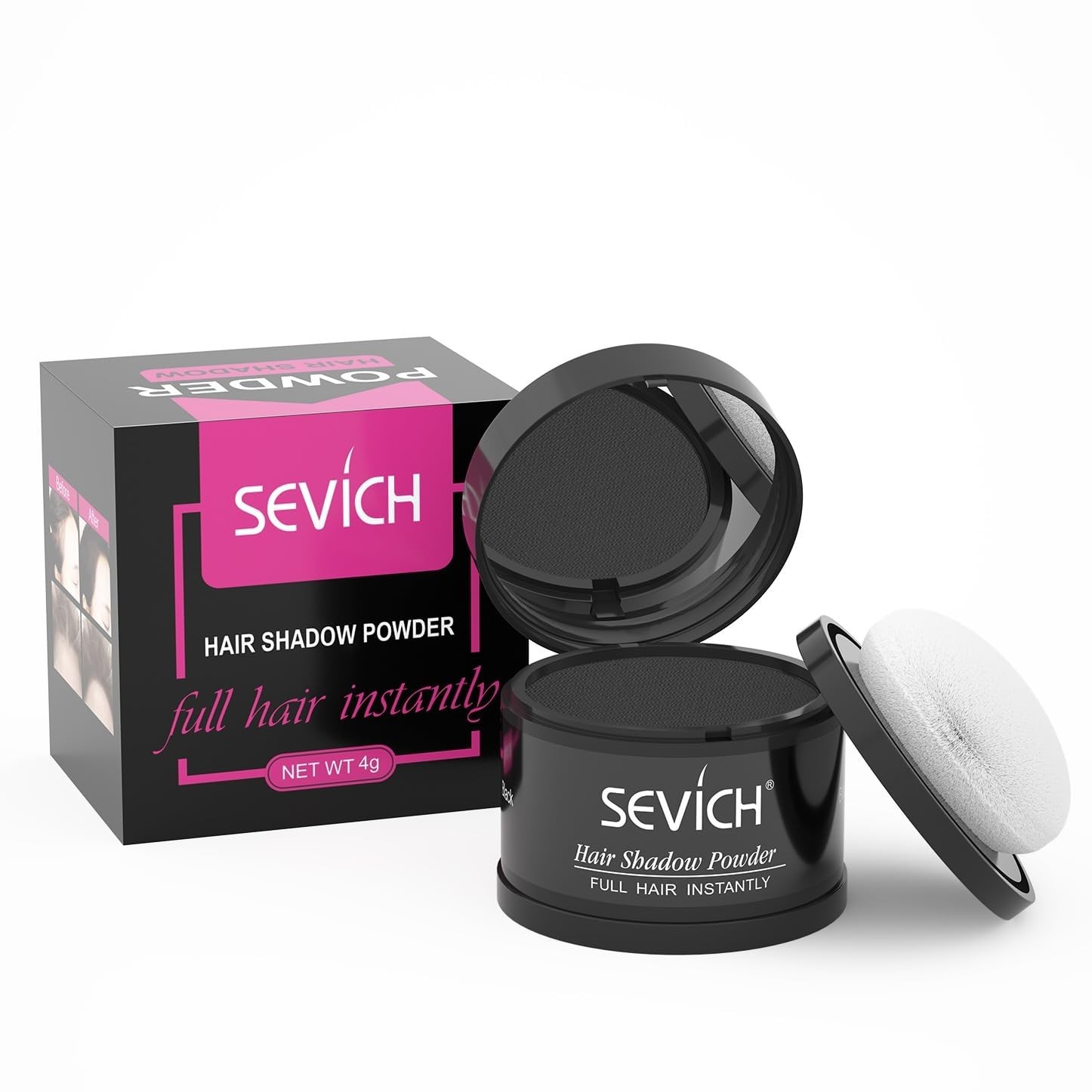 Sevich Hairline Powder,Instantly Conceals Hair Loss, Root Touch up Powder, Hair