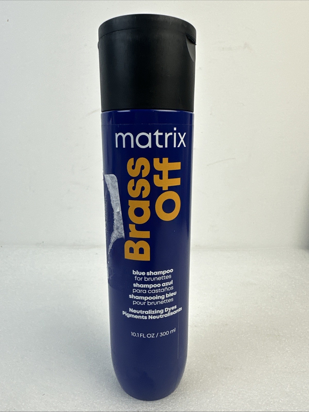 MATRIX BRASS OFF Blue Shampoo for Brunettes Neutralizes Dyes ~ 10.1 fl. oz.