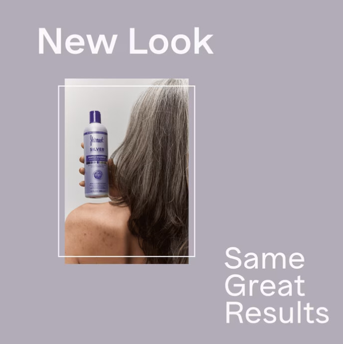 Jhirmack Silver Brightening Purple Shampoo for All Shades of Gray, White 12 floz