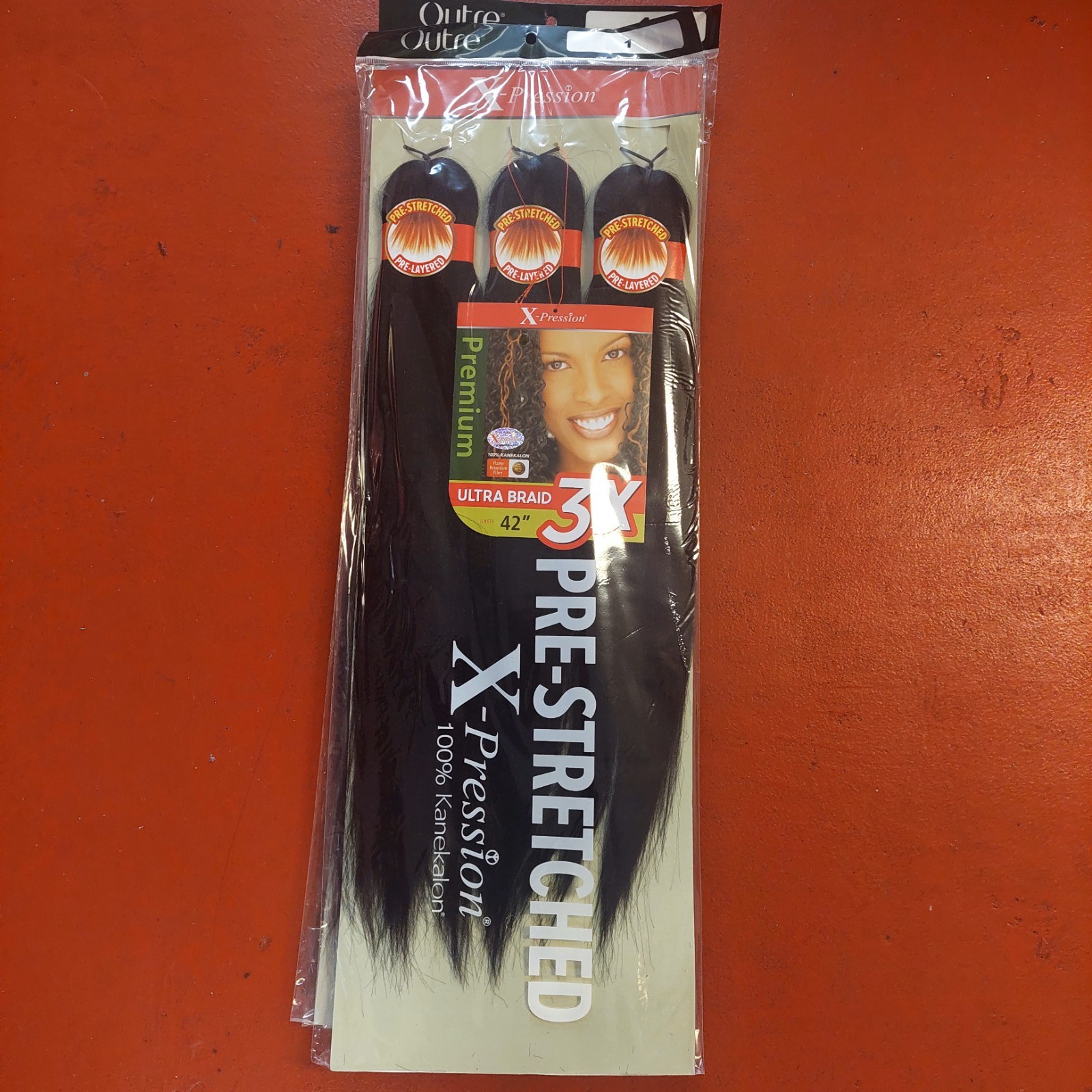 3-PACK Pre-Stretched Braiding Hair 3X 42″ X-Pression all colors #2 #4 #1 #1B