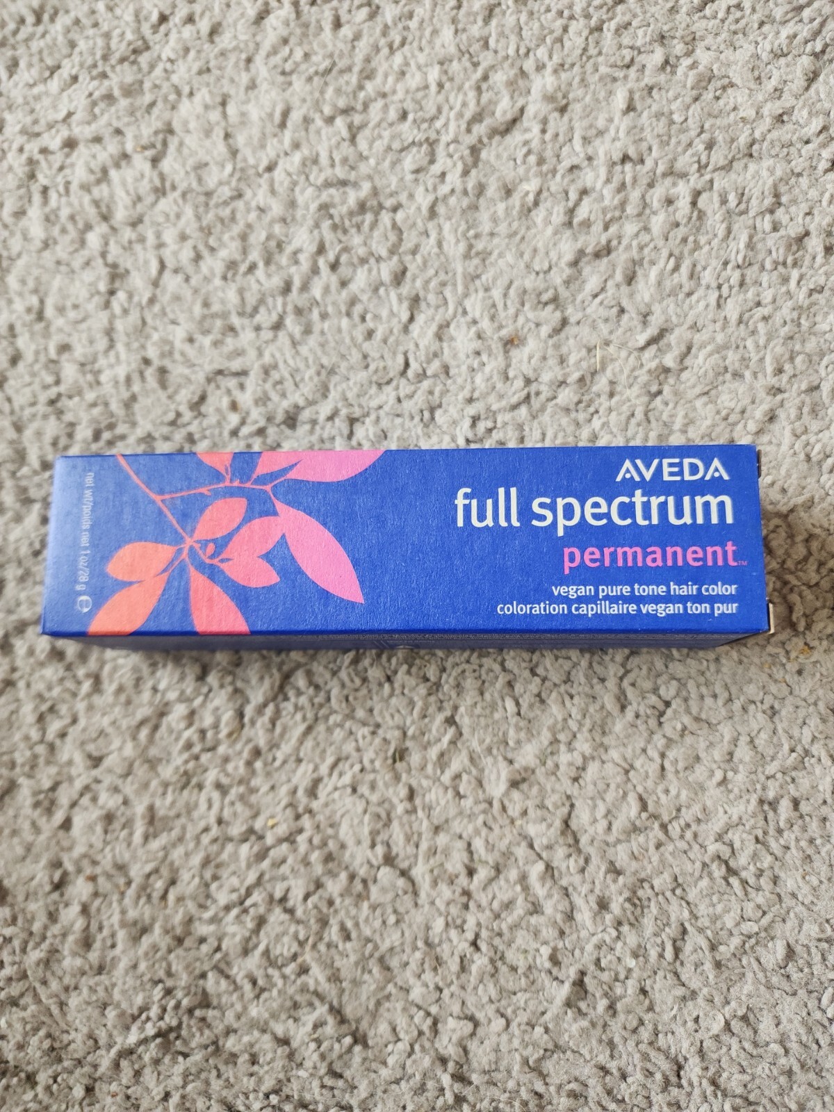 AVEDA Full Spectrum Permanent Hair Color 28g 1 Oz Y/B