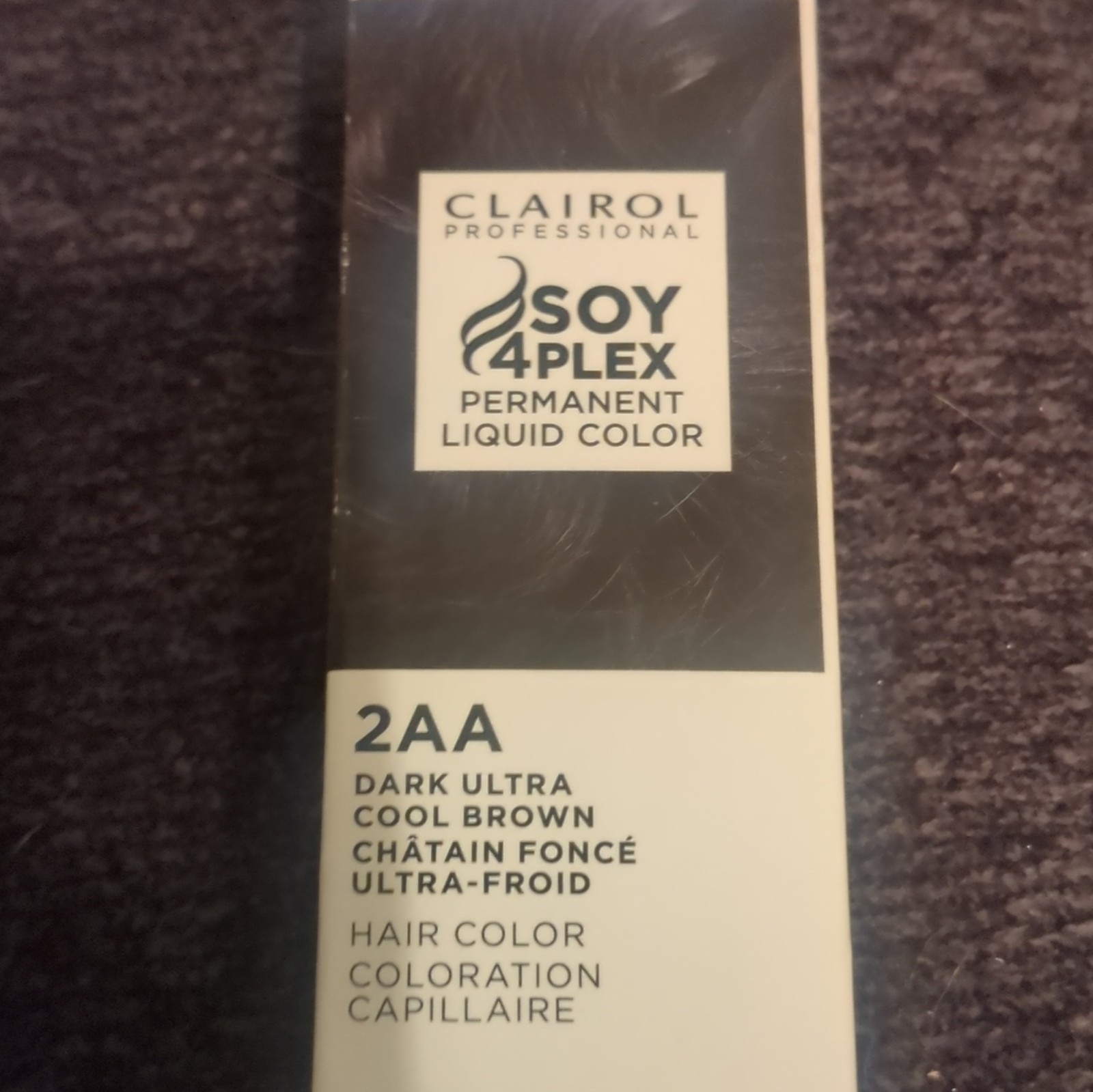 Clairol Soy 4Plex Permanent Liquid Hair Color 2AA Dark Ultra Cool Brown 2 oz