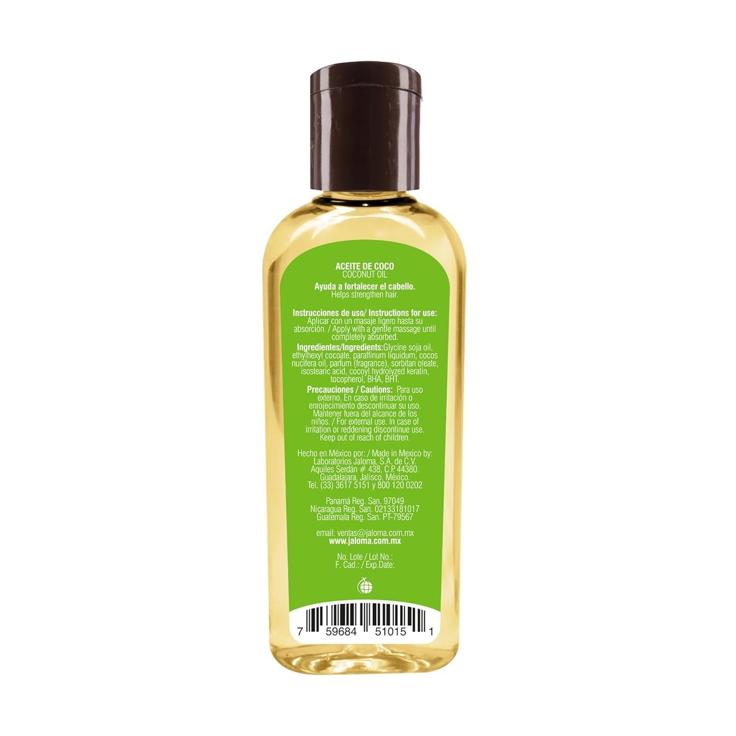 4 Oz Coconut Oil & Keratin – Unscented Moisturizer for All Hair Types