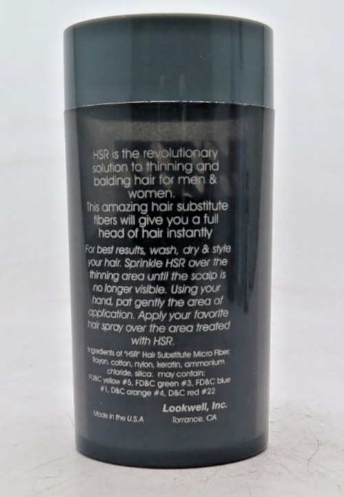 HSR Hair Substitute Mirco Fibers For Dark Brown Hair 1 oz / 28 g