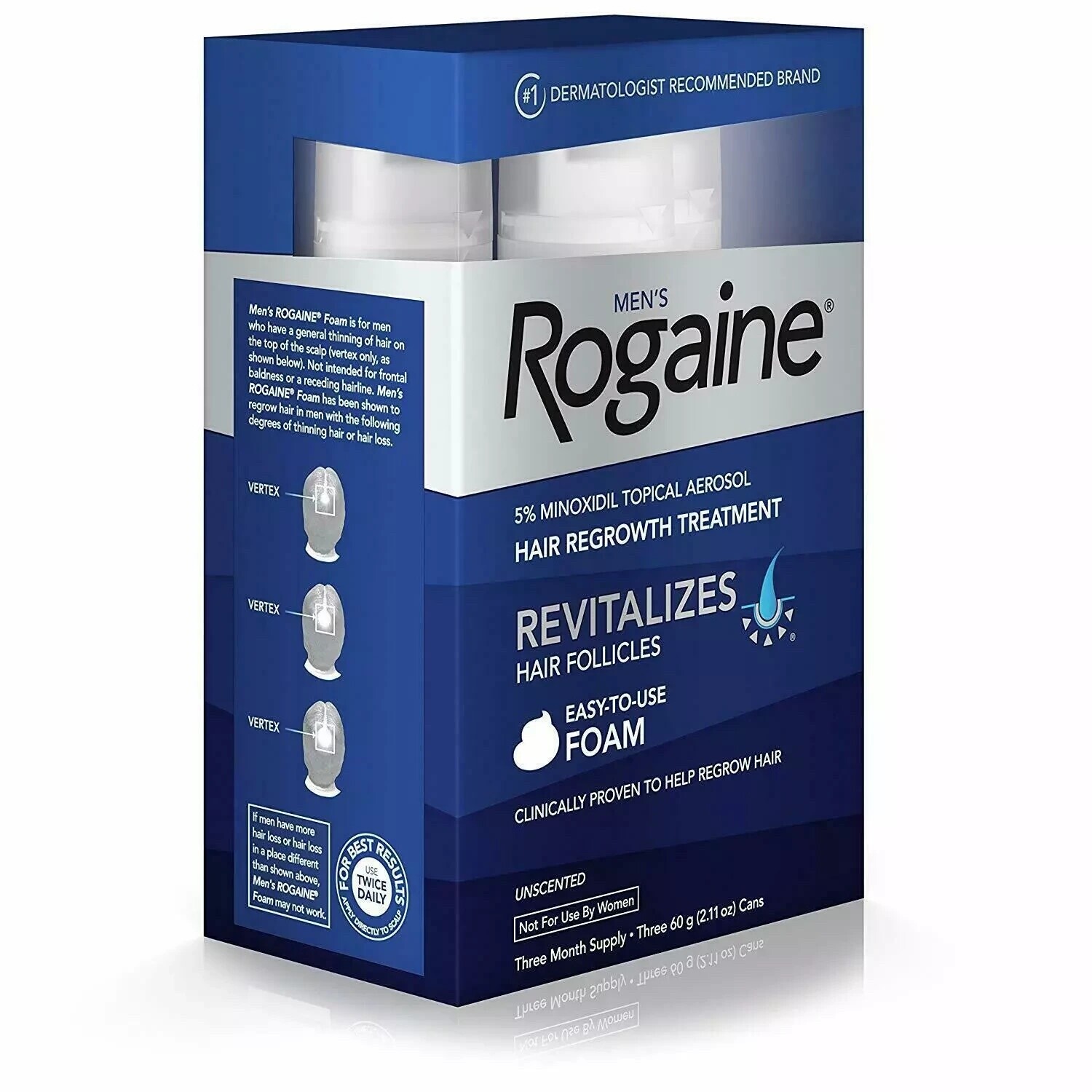 ✳️🔥 Rogaine Foam Hair Loss & Regrowth Treatment 5% Minoxidil – 1 – 4 Months🔥🔥