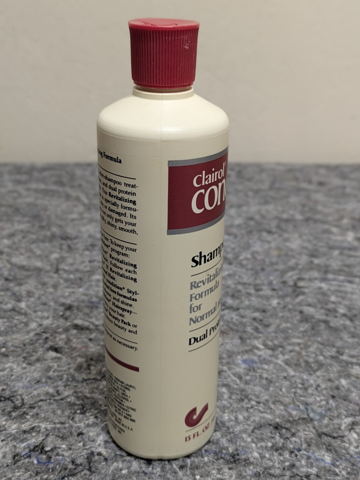 Vintage 80s Clairol Condition Shampoo 15 oz NEW FULL BOTTLE NOS 1986