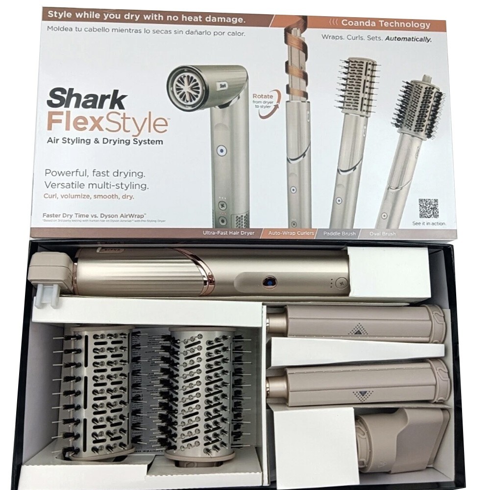 1300W Shark Flex Style Air Styling & Drying System – Stone (HD430) 120V,60HZ US