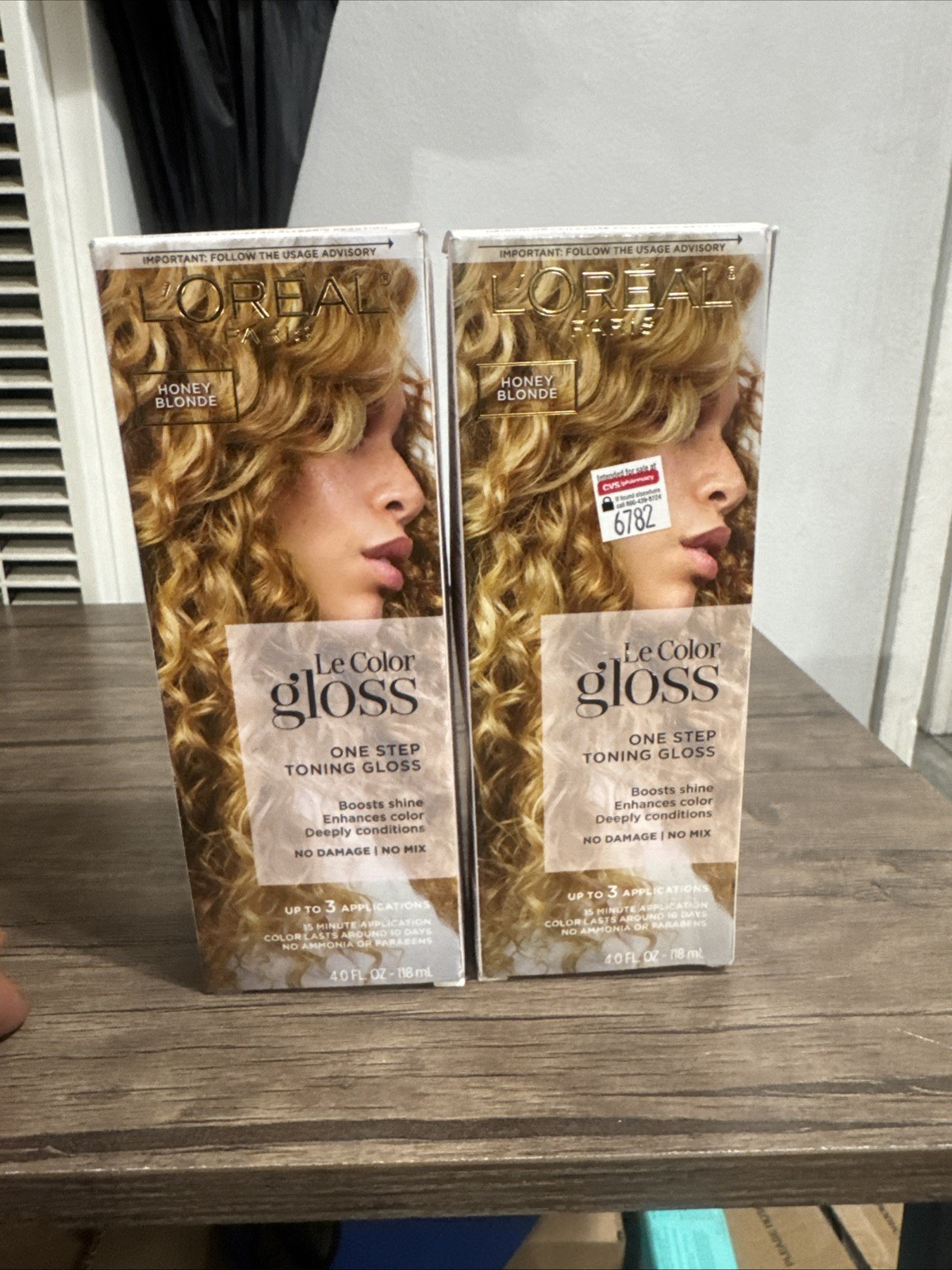 2x L’Oreal Paris Le Color Gloss One Step Toning Gloss Honey Blonde 4.0oz 2 Pack