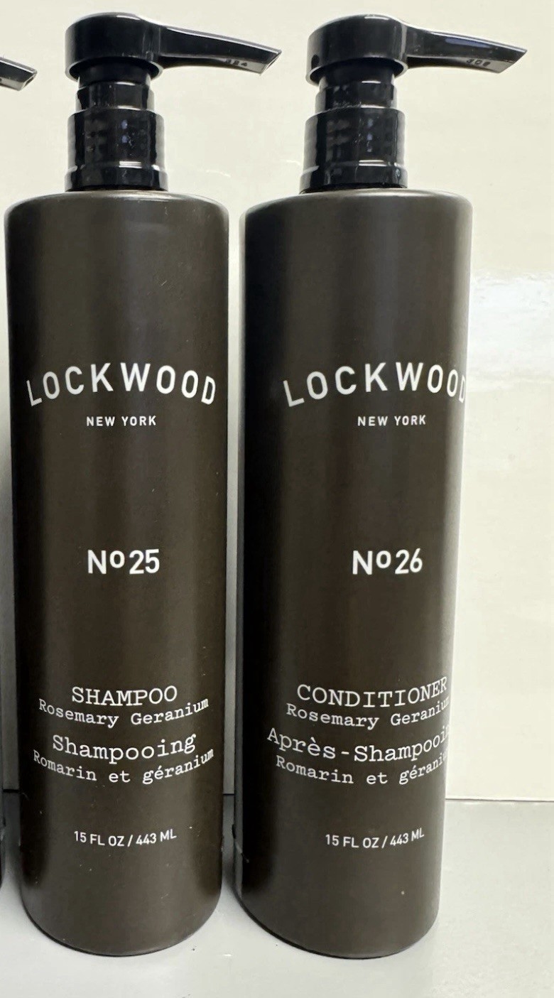 2 PACK Set Lockwood New York Shampoo Nº25 Conditioner Nº26 15oz