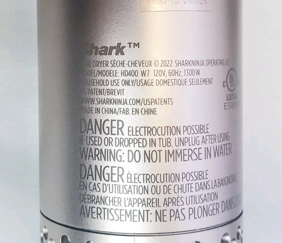 Shark FlexStyle HD400 Air Styling Dryer System 8 Pc Set 4 Curlers Brushes 1300W
