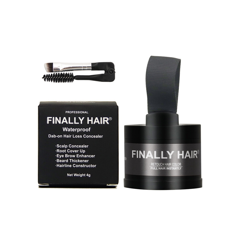 Waterproof Hair Fibers Hair Loss Cover Up Concealer Thickener by Finally Hair
