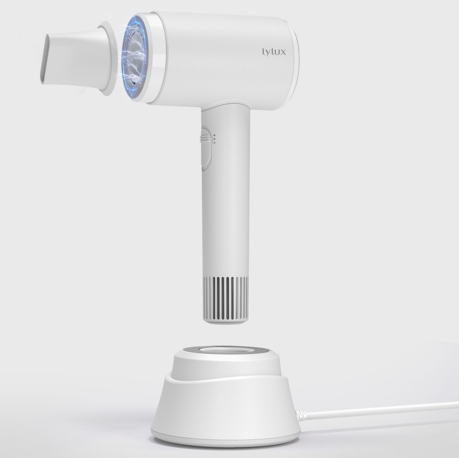 Lylux Cordless Hair Dryer, Low-Heat Blow Dryer with 110, 000 RPM Brushless Motor