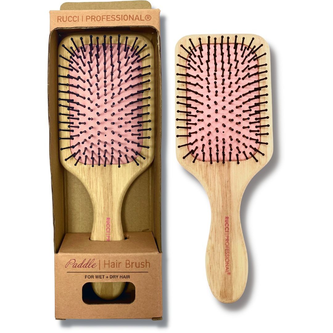 Wooden Hairbrush Detangler for All Hair types