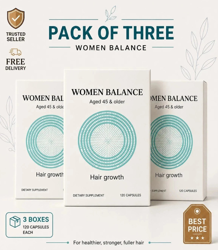 Pack of 3 Women’s Balance capsules – 3 month supply Ages 45 and Up Free FastShip