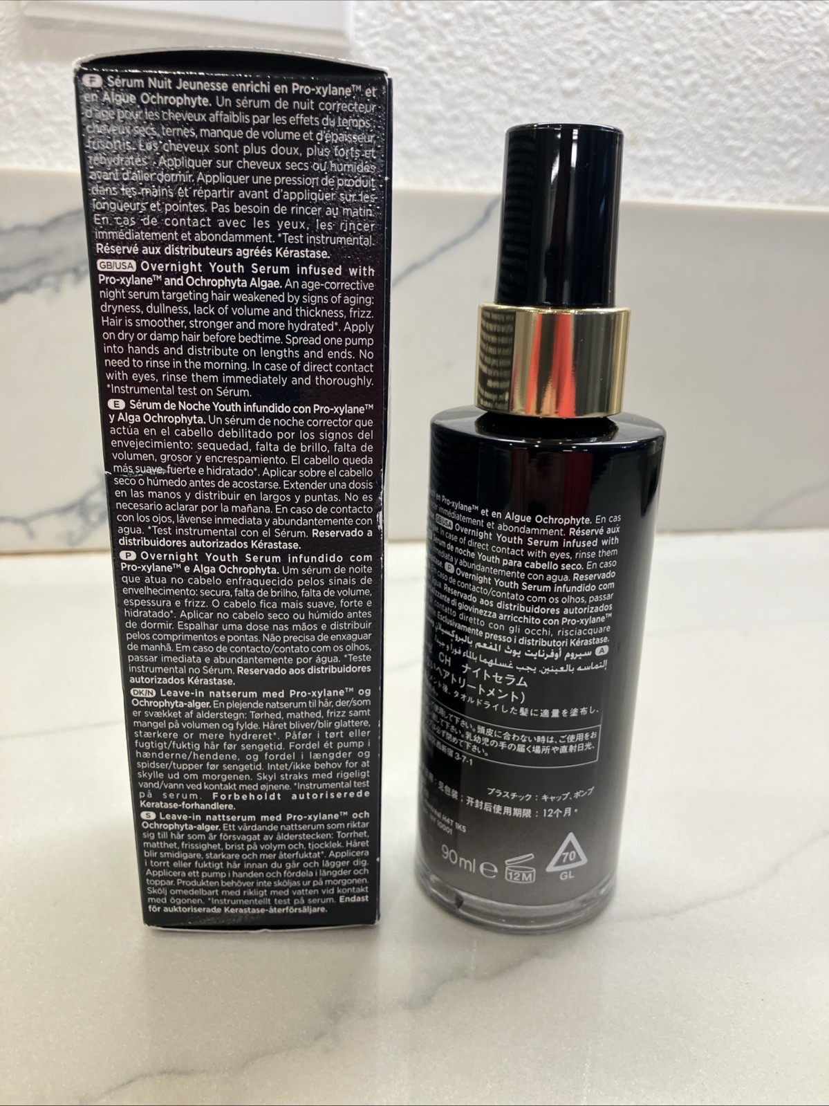 Kérastase Chronologiste Overnight Youth Serum 90ml Revitalizing Night Hair Serum