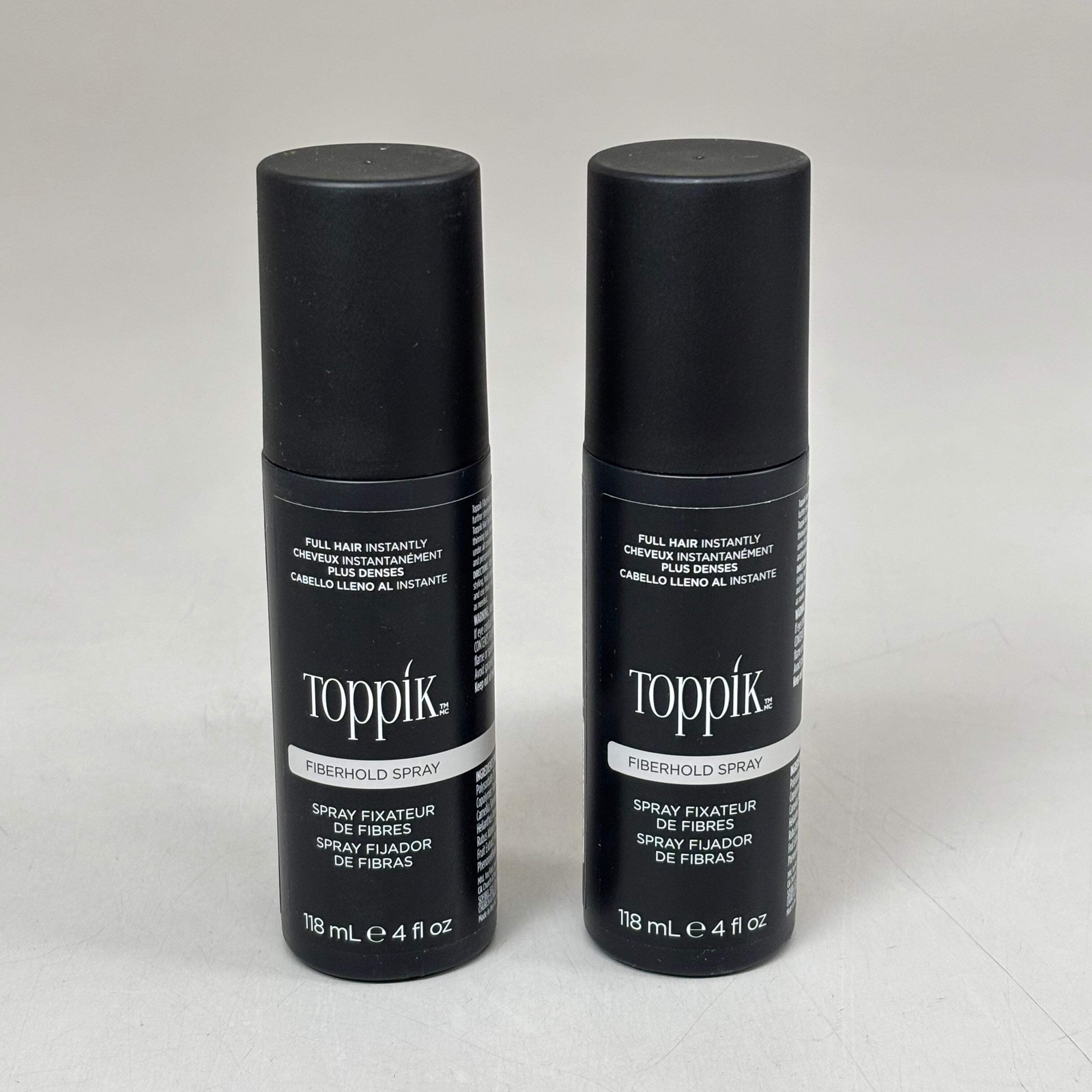 TOPPIK (2 PACK) Fiber Hold Spray Strengthening Bond for Hair Fibers 4 fl oz