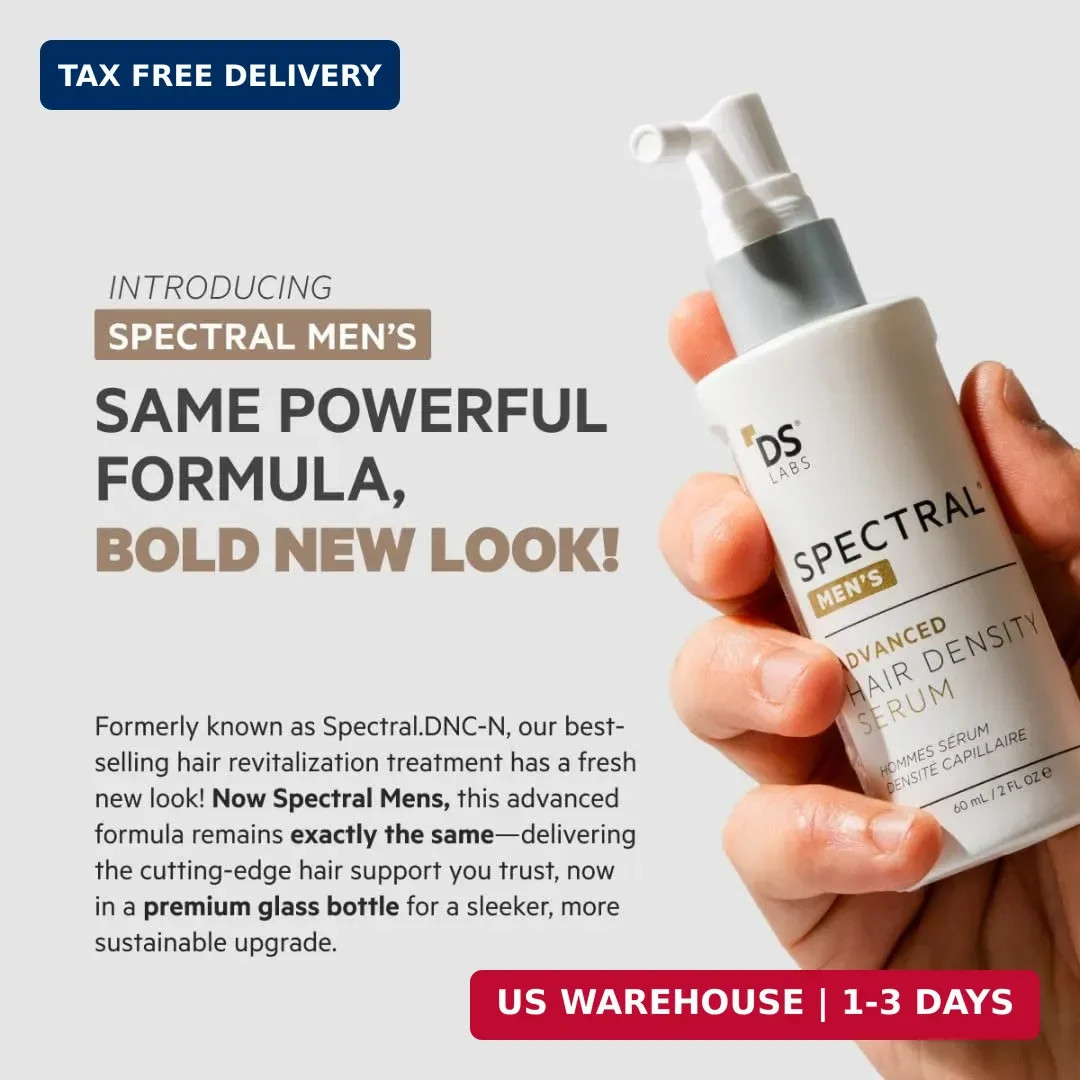 DS Labs Spectral Men’s Hair Density Serum (formerly Spectral.DNC-N) – Lightweigh