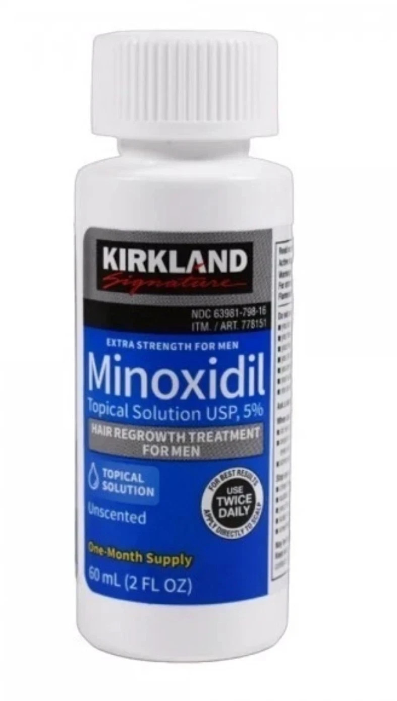 5pk KIRKLAND Minoxidil 5% Strength Men Hair Regrowth Solution 6 Month Supply