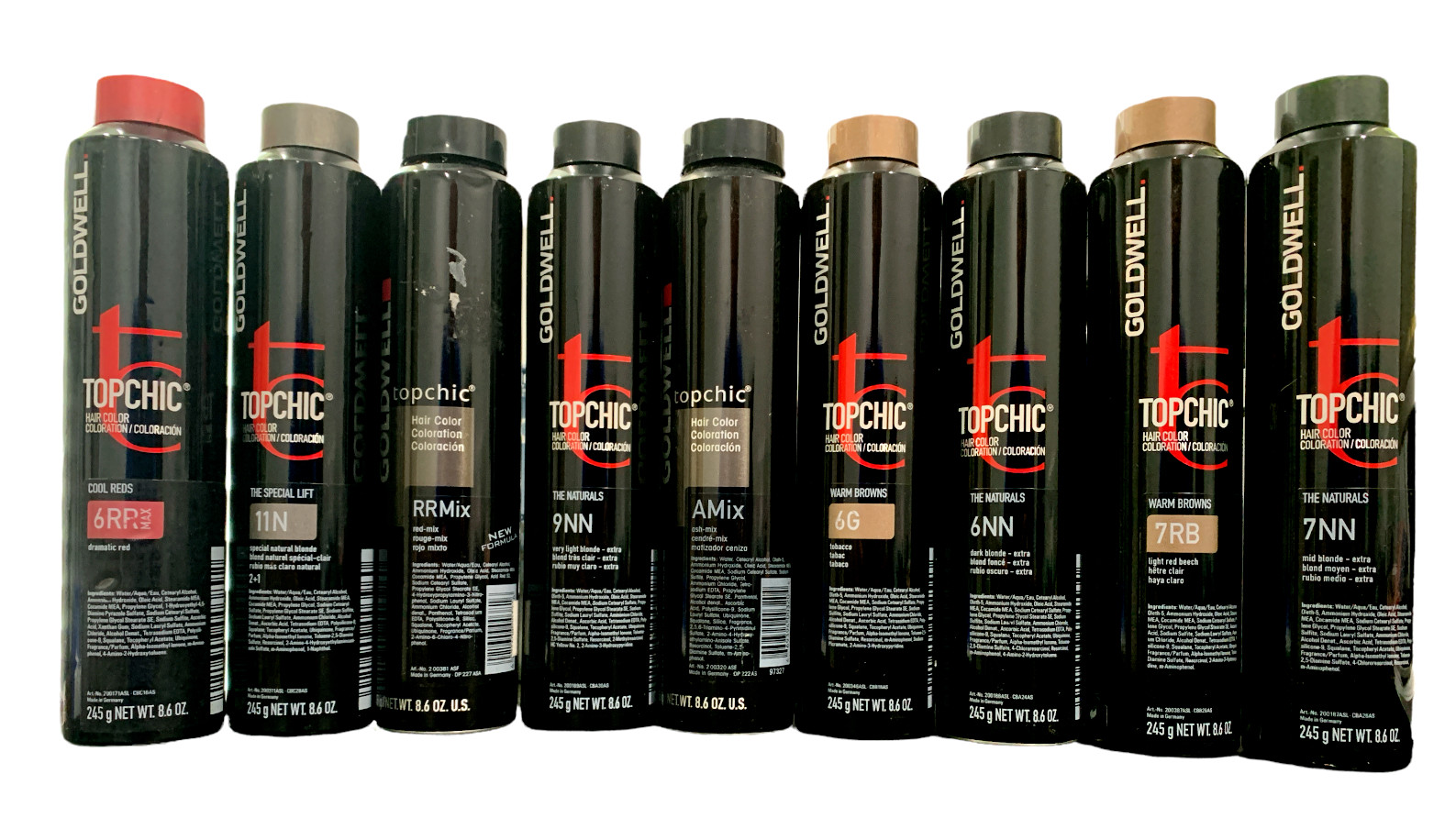 Goldwell Topchic Permanent Hair Color Top Chic 8.6 oz Can CHOOSE YOURS.