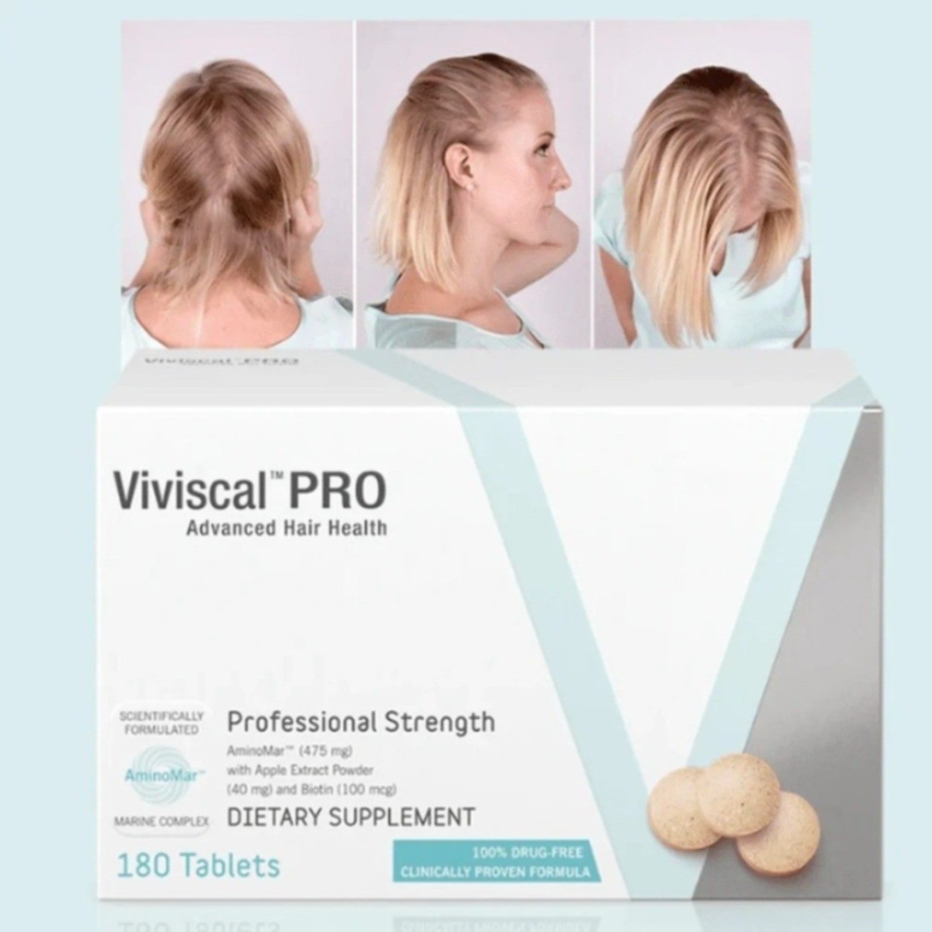 New Professional Hair Growth Supplement 180 Count natural hair growth