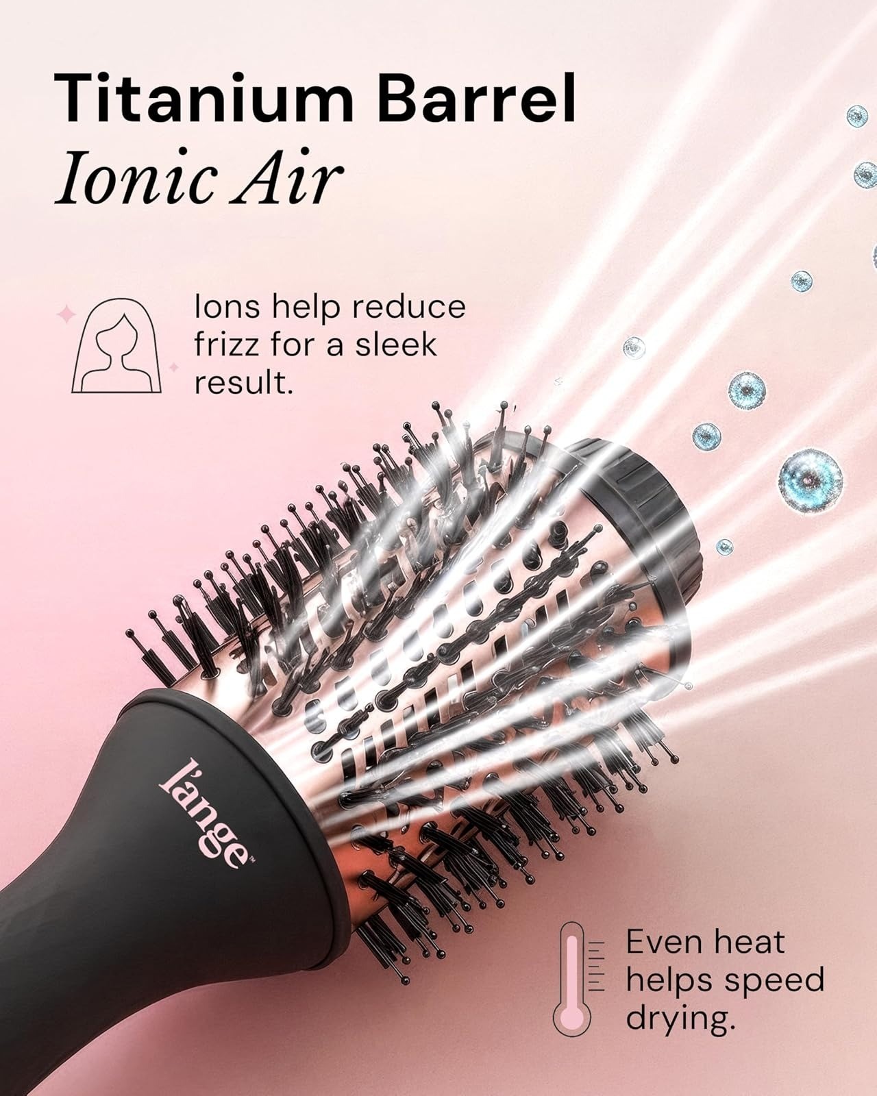 L’ANGE HAIR Le Volume 2-in-1 Titanium Blow Dryer Brush