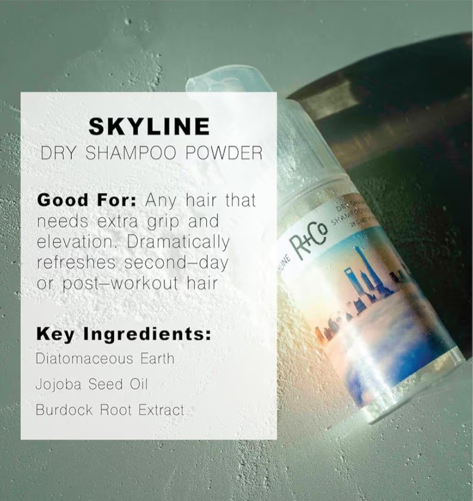 R+Co Skyline Dry Shampoo Powder Refreshes Conditions Hair Volume Texture 1oz 28g