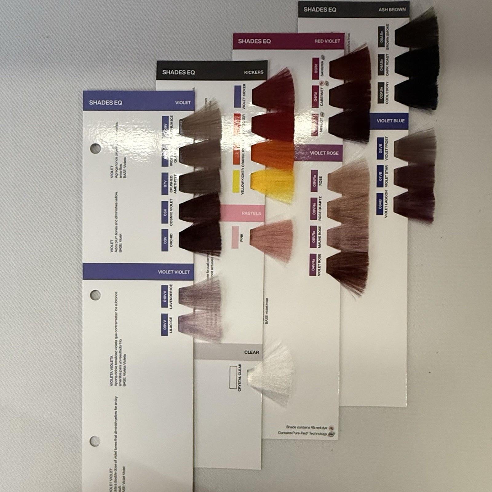 Redken 2025 Shades Eq Swatch Book For Gloss & Bonder Inside Demi Permanent Color